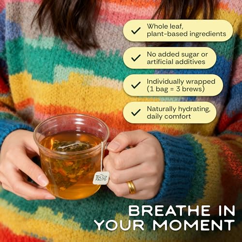 10% Off Tea Facto Mullein Lung Tea Bags – 8 Herbs Blend - Image 5