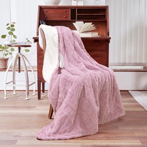 Save 40% on Soft Heated Throw Blanket - 5 Heat Levels - Image 2