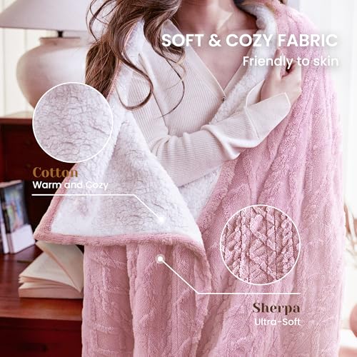 Save 40% on Soft Heated Throw Blanket - 5 Heat Levels - Image 4