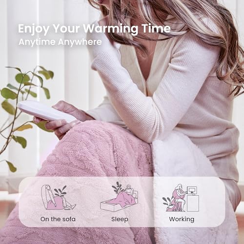 Save 40% on Soft Heated Throw Blanket - 5 Heat Levels - Image 5