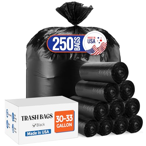 Save 40% on Delxo 250-Count 33-Gallon Trash Bags - Image 1