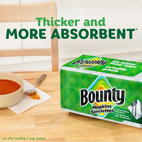 19% Off Bounty Paper Napkins, 200 Count White - Image 2