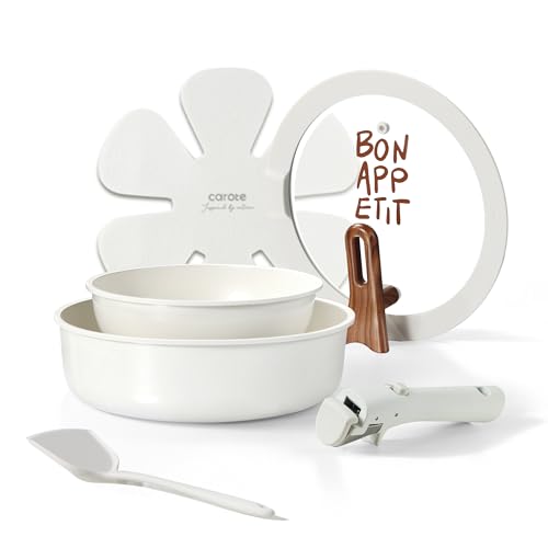 33% Off CAROTE Nonstick Ceramic Cookware Set with Detachable Handle