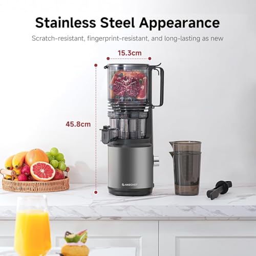 55% Off AMZCHEF Cold Press Juicer with Extra-Wide Chute - Image 7