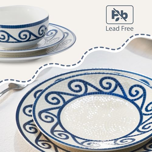 Save with Code: 12-Piece Stoneware Dinnerware Set for 4 - Image 6