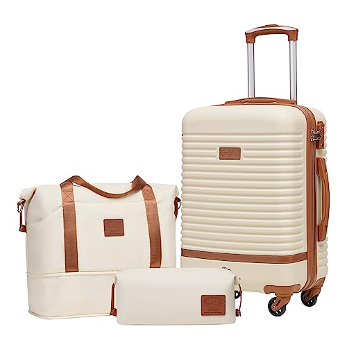 40% Off Coolife 3-Piece Hardshell Luggage Set - Image 1
