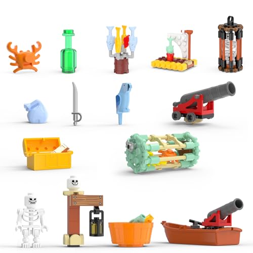 50% Off Pirate Island Building Kit - 3 Sets, 1499 PCS - Image 2