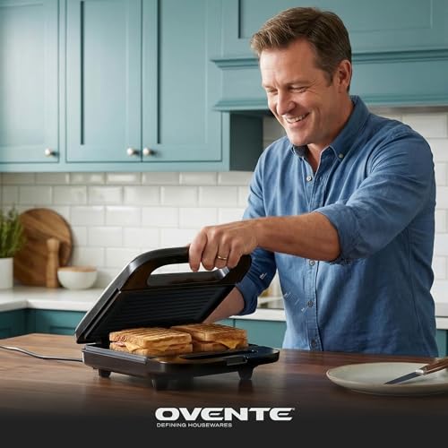22% Off OVENTE Electric Panini Press Grill - Image 4