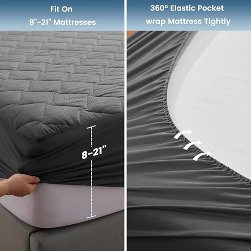 63% Off Waterproof Mattress Protector Queen - SLEEP ZONE - Image 7