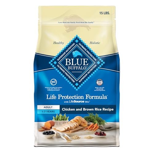 10% Off Blue Buffalo Adult Dry Dog Food, 15 lb - Image 1