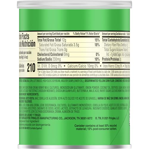 11% Off Pringles Sour Cream & Onion 12-Count - Image 3