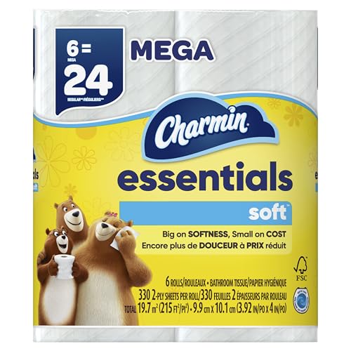 34% Off Charmin Essentials Soft Toilet Paper 6 Mega Rolls
