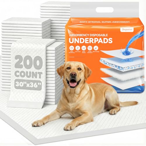 55% Off XXL Dog Pads, 200 Count – Leak-Proof & Absorbent