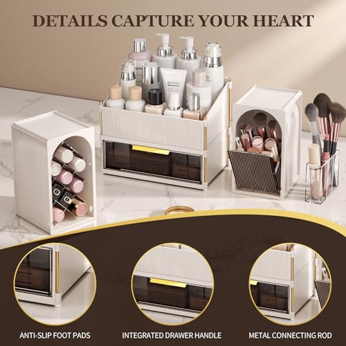 Seoneiro Makeup Organizer with Drawers - Under $10 - Image 4