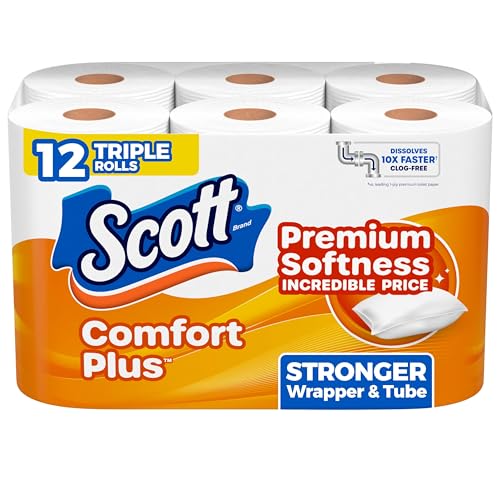 Scott ComfortPlus Toilet Paper 12 Triple Rolls - Image 1