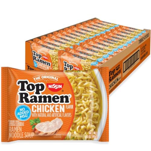 5% Off Nissin Top Ramen Chicken Noodle Soup, 24-Pack