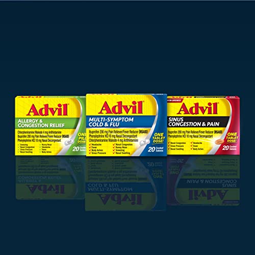 37% Off Advil Sinus Congestion & Pain Relief - 50 Tablets - Image 6