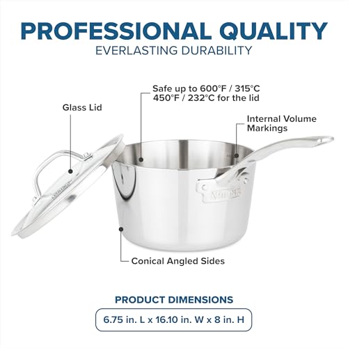 53% Off Viking 3.4 Qt Stainless Steel Sauce Pan - Image 5