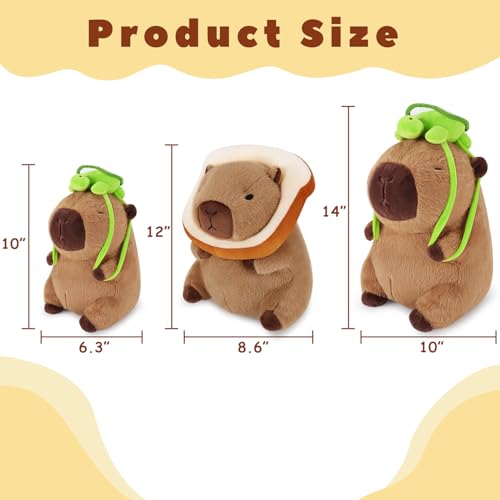 Adorable Capybara Plush with Turtle Backpack - 55% Off - Image 3