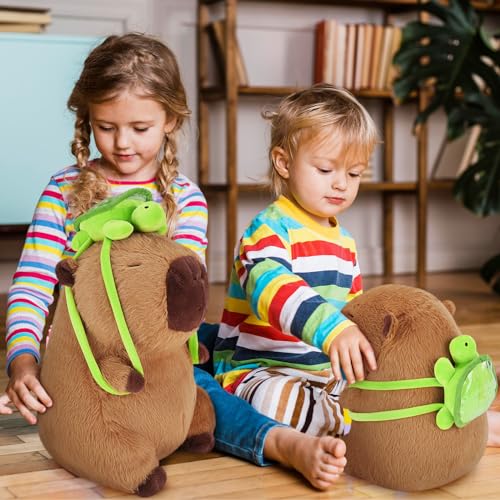Adorable Capybara Plush with Turtle Backpack - 55% Off - Image 6