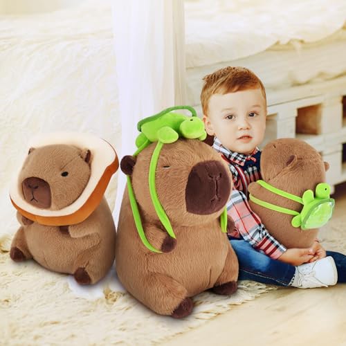 Adorable Capybara Plush with Turtle Backpack - 55% Off - Image 7