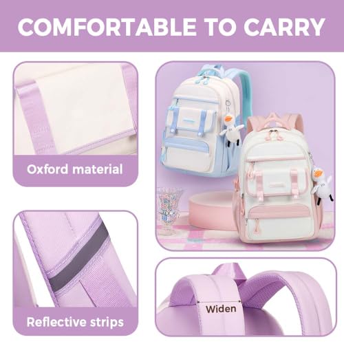 Save on MININAI Cute Aesthetic Backpack for School & Travel - Image 4