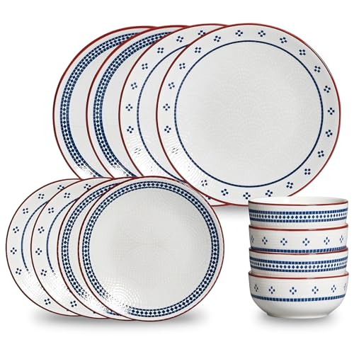 Save on 12-Piece Stoneware Dinnerware Set for 4 with Code - Image 1