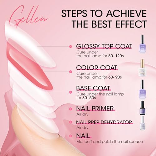Save 5% on GELLEN Nude Gel Nail Polish Set with Code - Image 7