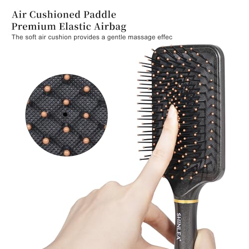 61% Off SHINLEA Paddle Hair Brush for All Hair Types - Image 3