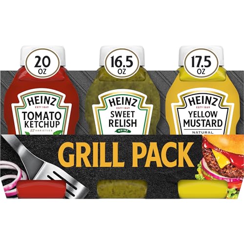 Save 14% on Heinz Grill Pack Condiments - 3 Bottles - Image 1