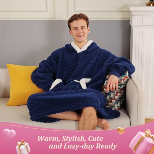 Wearable Blanket Hoodie for Women - Cozy Gift Under $30 - Image 4