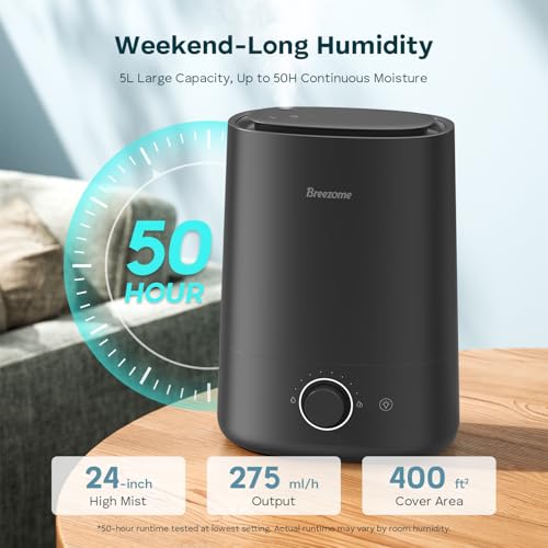 51% Off BREEZOME 5L Humidifier & Essential Oil Diffuser - Image 2