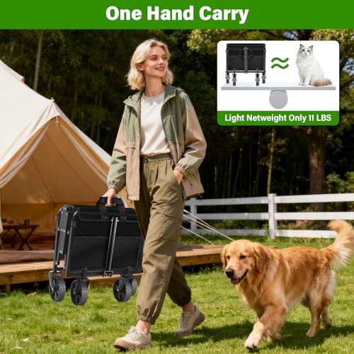 Save 35% on Heavy Duty Folding Wagon Cart with All-Terrain Wheels - Image 6