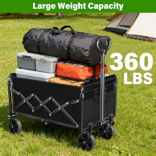 Save 35% on Heavy Duty Folding Wagon Cart with All-Terrain Wheels - Image 7