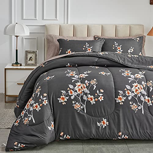 Save on 7-Piece Queen Floral Bedding Set with Sheets - Image 2