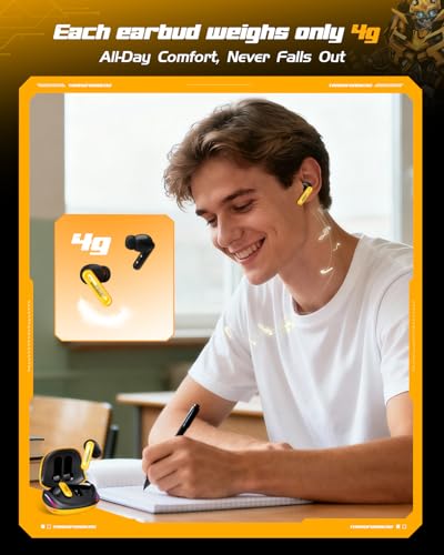 75% Off Transformers Bumblebee Wireless Gaming Earbuds - Image 2