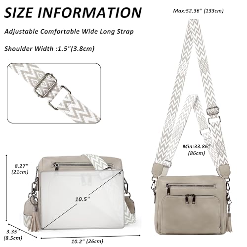 TANTOMI Vegan Leather Crossbody Bag with Code Y775OKKA - Image 3