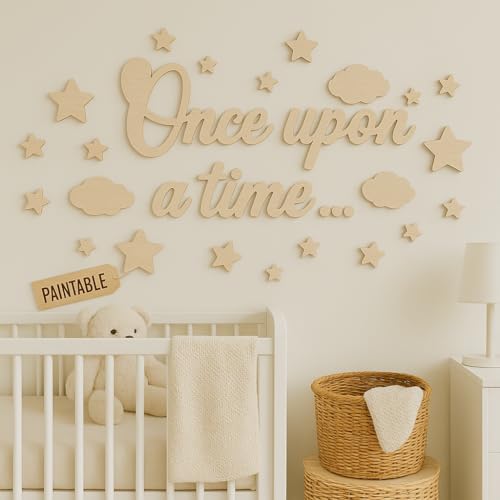 50% Off Woodamore Once Upon A Time Nursery Wall Decor