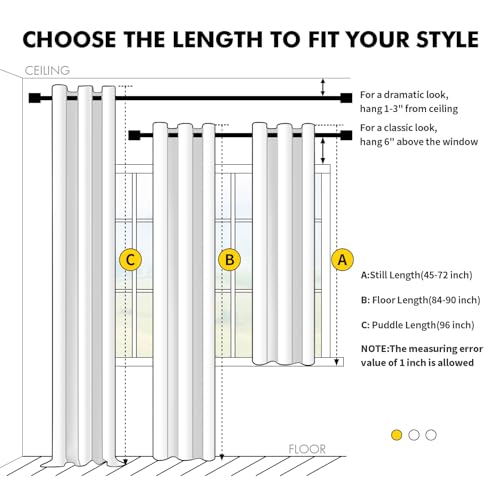 Save 71%: MIULEE Blackout Curtains 2-Panel Set for Bedroom - Image 8