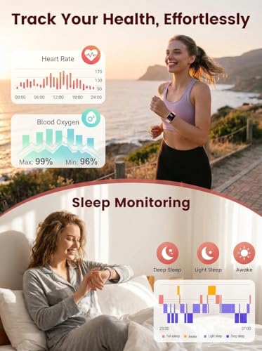 SKG Women's Smart Watch with Fitness Tracking - Under $27 - Image 3