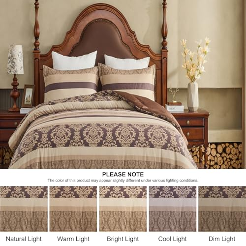 50% Off Finlonte Queen Cotton Comforter Set - All-Season - Image 4