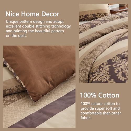 50% Off Finlonte Queen Cotton Comforter Set - All-Season - Image 5