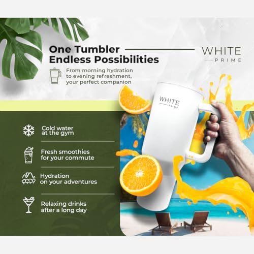 40 oz Insulated Tumbler with Handle & Straw - $9.99 - Image 6