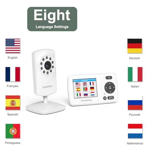 HelloBaby HB30 Baby Monitor - No WiFi, Night Vision, Under $28 - Image 3