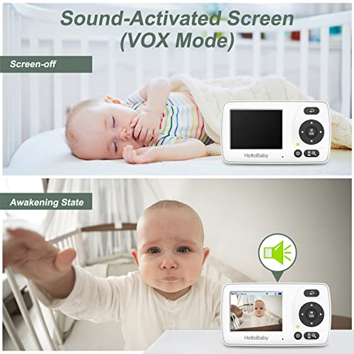 HelloBaby HB30 Baby Monitor - No WiFi, Night Vision, Under $28 - Image 6