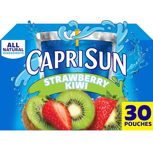 Capri Sun Strawberry Kiwi Juice Drink Pouches, 30 Pack - Image 1