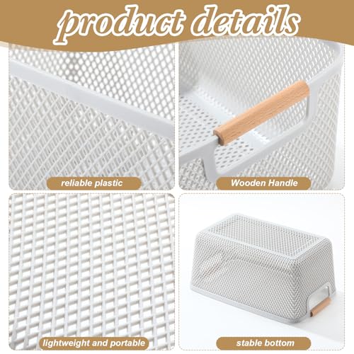 Save 60% on Ziliny 4-Pack Mesh Storage Baskets with Handles - Image 3