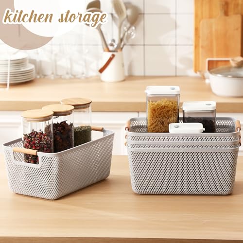 Save 60% on Ziliny 4-Pack Mesh Storage Baskets with Handles - Image 6