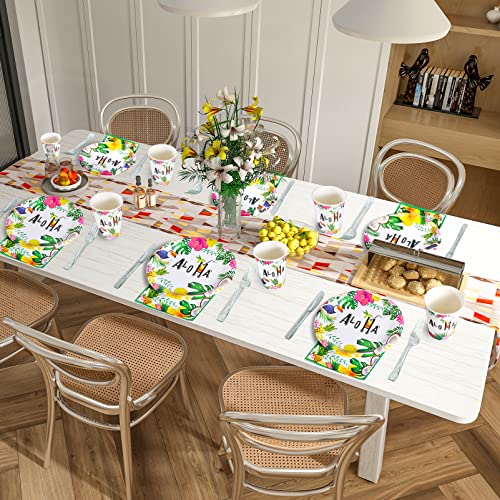 Atonofun Hawaiian Luau Party Supplies Set for 24 Guests - Image 6