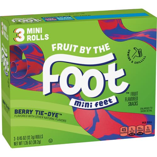 Fruit by the Foot Berry Tie Dye Mini Snacks 3 Count - Image 3